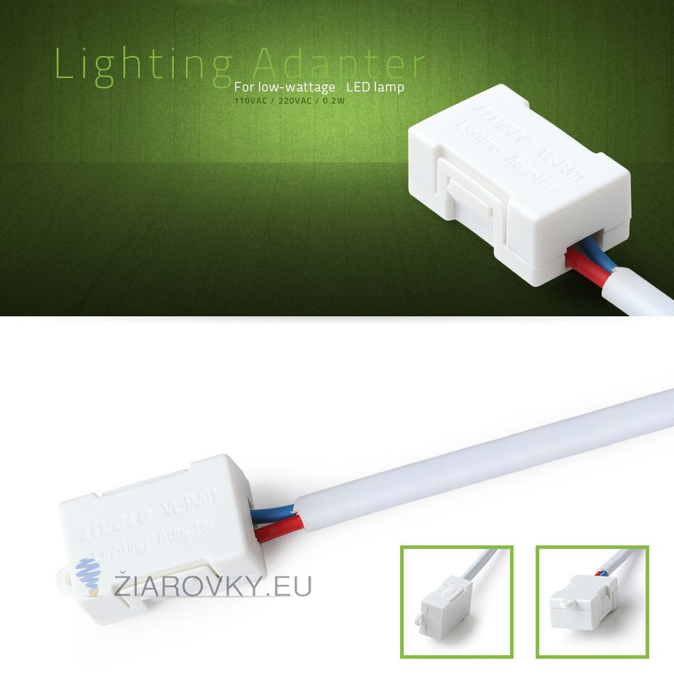 LED kompenzátor minimálneho výkonu pre LED svietidlá slúži na kompenzáciu minimálneho výkonu pre dotykové vypínače značky LIVOLO