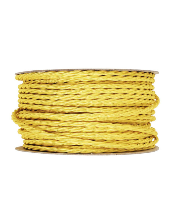 Kábel-dvojžilový-skrútený-v-podobe-textilnej-šnúry-v-žltej-farbe-2-x-0.75mm-1-meter-1