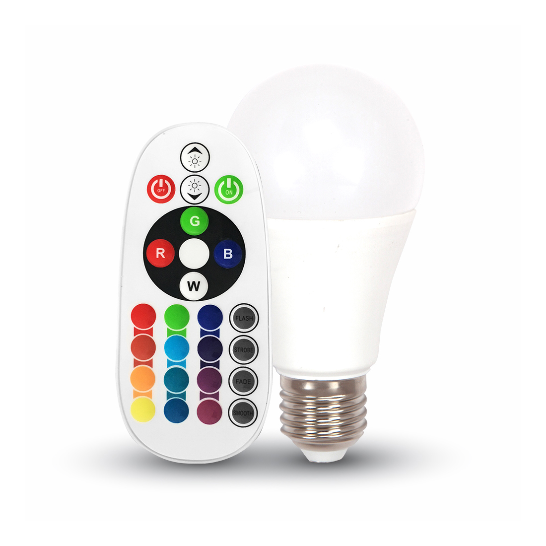 LED žiarovka RGB s ďialkovým ovládaním