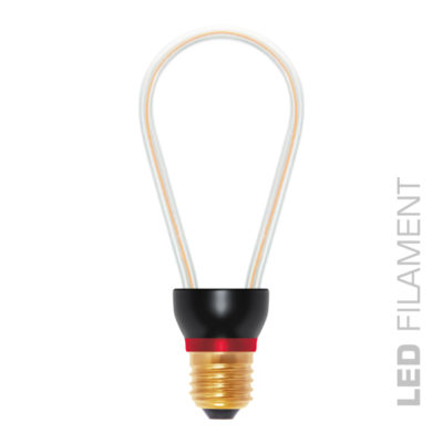 Umelecká LED ART žiarovka - RUSTIKA, E27, 8W, 2200K, 300lm