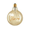 Edison Soft žiarovka, Love, E27, 130lm, 4W, Teplá biela, stmievateľná
