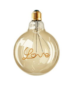 Edison Soft žiarovka, Love, E27, 130lm, 4W, Teplá biela, stmievateľná
