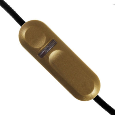 Stmievač pre klasické a LED žiarovky, zlatá farba (2)