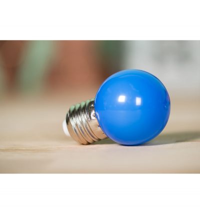 LED Dekoratívna žiarovka pre svetelné šnúry a reťaze, E27, 1W, Modrá farba (3)