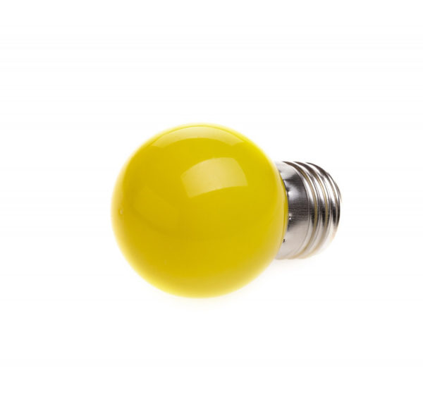 LED Dekoratívna žiarovka pre svetelné šnúry a reťaze, E27, 1W, Žltá farba (2)
