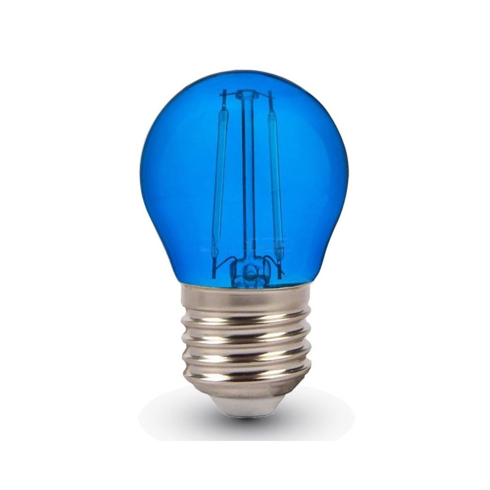 FILAMENT žiarovka - LITTLE - E27, Modrá, 4W, 60lm, V-TAC