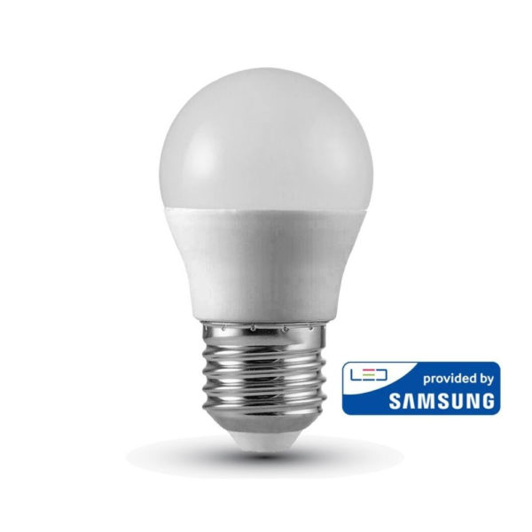 LED Žiarovka SAMSUNG čip, E27, 5.5W, Teplá biela, 470lm