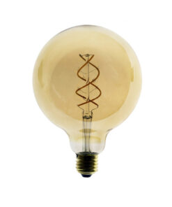 Edison Soft žiarovka, Jantárová LED žiarovka - SPHERE - 5W (1)