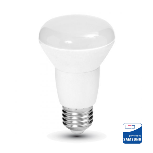 Reflektorová LED žiarovka so SAMSUNG čipom - E27, 8W, Studená biela, 570lm