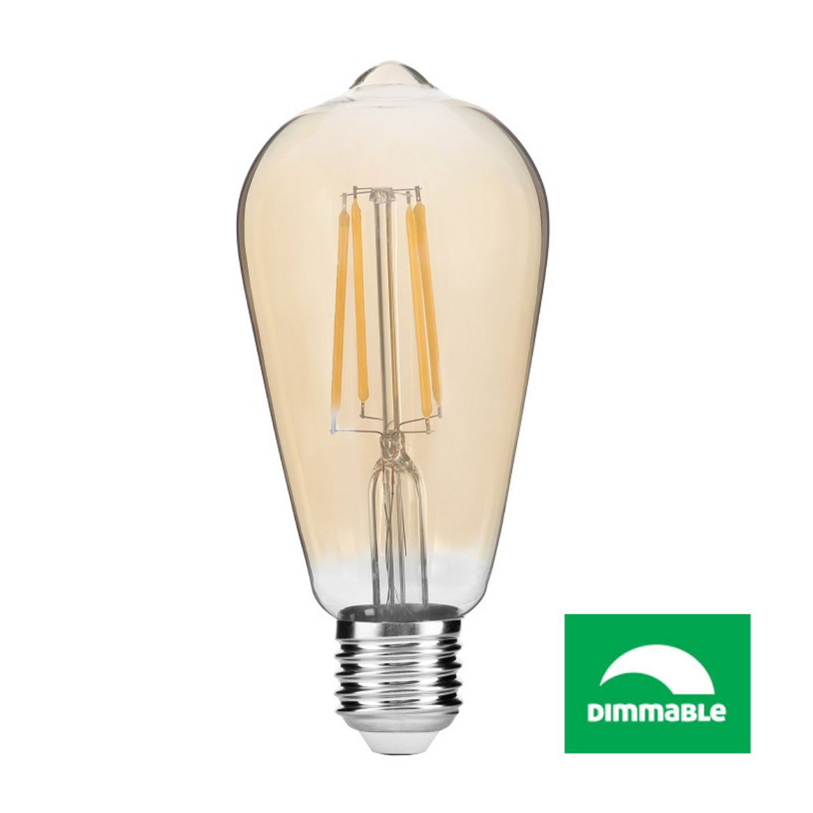 LED Filament žiarovka AVIDE, ST57, 8W, E27, 806lm, Stmevateľná (2)