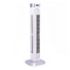LED stĺpový ventilátor V-TAC s ukazovateľom teploty a ďialkovým ovládaním, 90cm, 55W, Biela farba