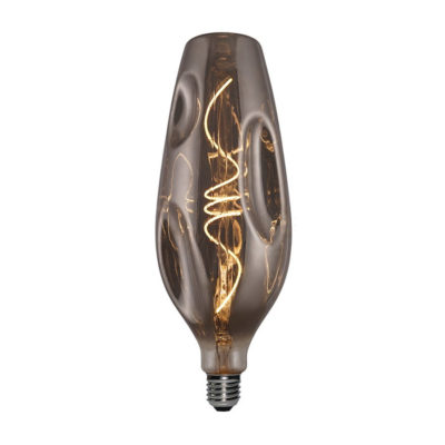 Vintage Filament žiarovka BOTTLE, dymová - 5W, E27, 150lm, Stmievateľná, Teplá biela