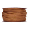 Kábel dvojžilový v podobe textilnej šnúry vo Whiskey farbe, 2 x 0.75mm, 1 meter