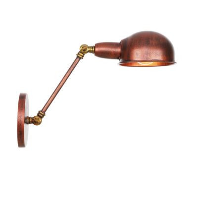 Retro nástenná lampa Side20 v staro medenej farbe