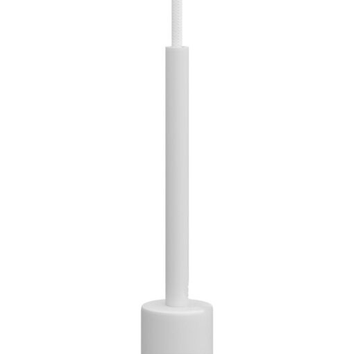 Kovový zámok na odľahčenie kábla 15cm • samica • biela farba - Image 2