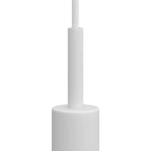 Kovový zámok na odľahčenie kábla 7cm • samica • biela farba - Image 2
