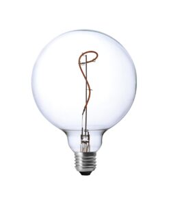 LED Žiarovka ART SPHERE s čírym sklom, E27, 130lm, 4W, Teplá biela, stmievateľná-