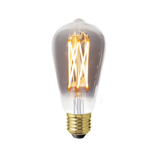 LED Žiarovka TEARDROP s dymovým sklom, E27, 130lm, 4W, Teplá biela, stmievateľná | Amarcords - Image 2