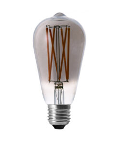 LED Žiarovka TEARDROP s dymovým sklom, E27, 130lm, 4W, Teplá biela, stmievateľná | Amarcords