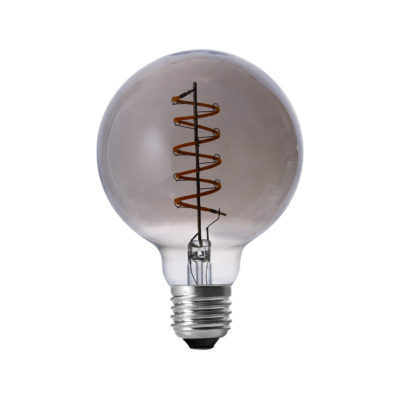 LED Žiarovka shines s dymovým sklom, E27, 130lm, 4W, Teplá biela, stmievateľná | Amarcords
