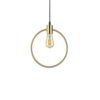 Závesné geometrické svietidlo ABC SP1 ROUND v zlatej farbe | Ideal Lux