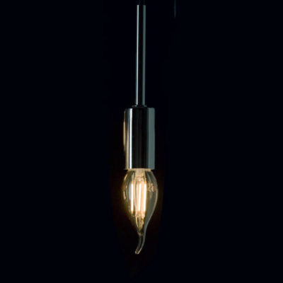 LED FILAMENT žiarovka - LONG CANDLE - E14, Teplá biela, 4W, 300lm | Ideal Lux