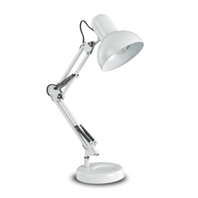 Retro stolové svietidlo KELLY TL1 v bielej farbe| Ideal Lux