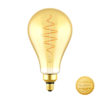 Zlatá LED žiarovka - CROISSANT A160 - 8.5W, E27, Stmievateľná, 2000K, 600lm | Daylight Italia
