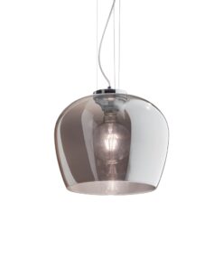Sklenené svietidlo s dymovým tienidlom BLOSSOM SP1 FUMÈ | Ideal Lux