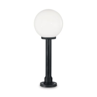 Moderné stojanové záhradné svietidlo GLOBE PT1 SMALL BIANCO | Ideal Lux