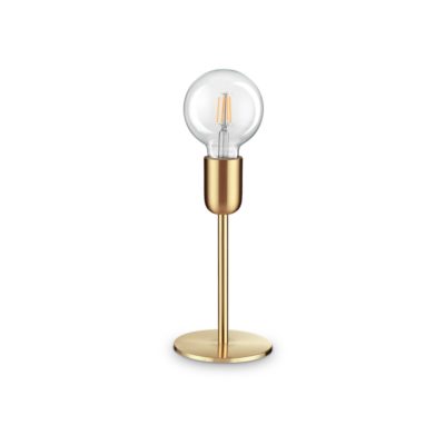 Stolová moderná lampa v mosádznej farbe MICROPHONE TL1 | Ideal Lux