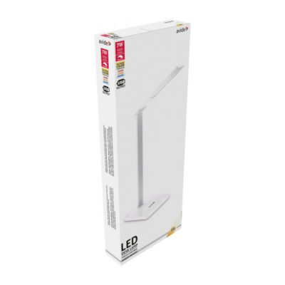 LED Desklamp Foldable CCT v bielej farbe 7W, 650lm | Avide
