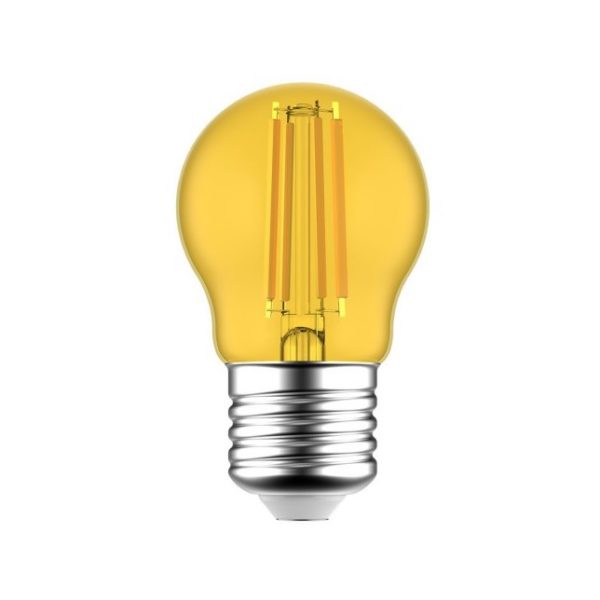 LED žiarovka Globetta E27, 1.4W, 80lm, Žltá | Daylight Italia