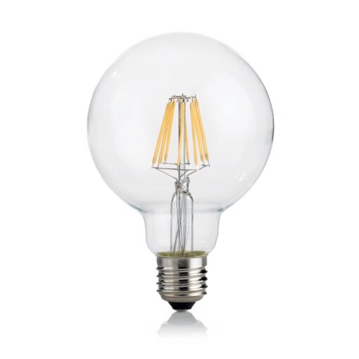 Žiarovka Filament GLOBUS, E27, 8W, 860lm, 3000K, Teplá biela | Ideal Lux