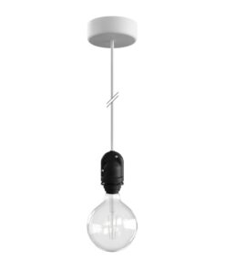 Vonkajšie závesné svietidlo IP65, Biele prevedenie, 150cm