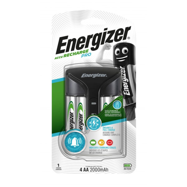Energizer Nabíjačka Pro + batérie 4x AA Power Plus 2000mAh