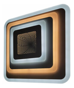 LED stropné svietidlo Design Nansy 3D, 112W, RF ovládanie, 7840lm