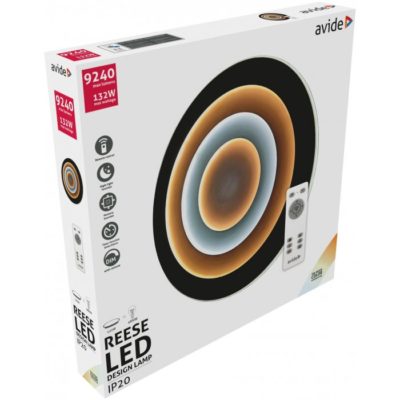 LED stropné svietidlo Design Reese, 132W, RF ovládanie, 9240lm