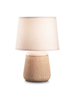 Stolná keramická lampa s tienidlom KALI-2 TL1 | Ideal Lux