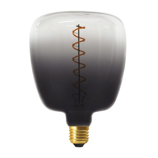 Farebná LED žiarovka BLACK-TRANSPARENT APPLE - E27, 4W, 150lm, Stmievateľná | Daylight Italia