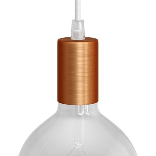 Kovová objímka vo farbe brúsenej medi - Image 4