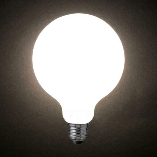 LED žiarovka s mliečnym sklom - G125 - E27, 18W, 2452lm, Denná biela | Daylight Italia - Image 2