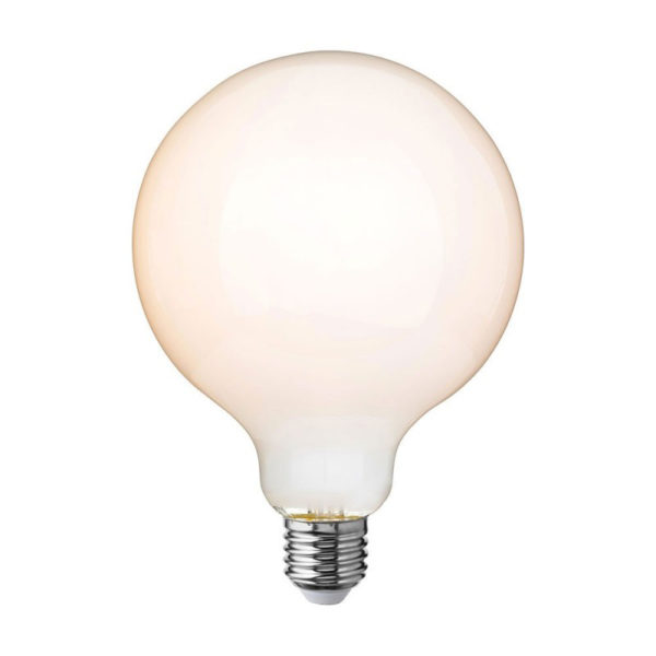 LED žiarovka s mliečnym sklom - G125 - E27, 18W, 2452lm, Teplá biela | Daylight Italia