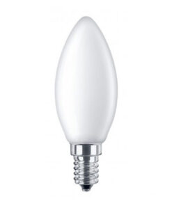 LED žiarovka s mliečnym sklom OLIVA - E14, 6W, 806lm, Denná biela | Daylight Italia