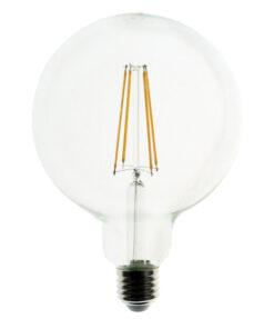 Priehľadná LED žiarovka - G125, 7.5W, E27, 805lm, Teplá biela, Stmievateľná | Daylight Italia