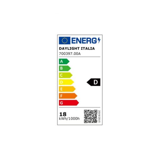 LED žiarovka s mliečnym sklom - G125 - E27, 18W, 2452lm, Denná biela | Daylight Italia - Image 5