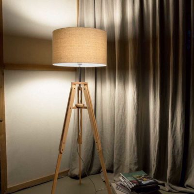 Drevená stojacia lampa KLIMT PT1 | Ideal Lux .