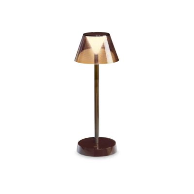 Exterierová LED stolová lampa LOLITA TL, kávová farba | Ideal Lux