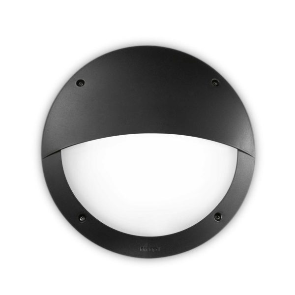 Exterierové nástenné svietidlo LUCIA-2 AP1, čierna farba | Ideal Lux