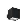 Exterierové nástenné svietidlo SNIF AP1 SQUARE, čierna farba | Ideal Lux
